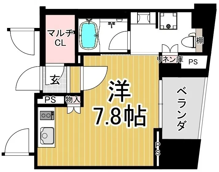 Livio Raison Chiyoda Iwamotocho Lugente - Floor Plan - ["Floor plan", "Plan"]