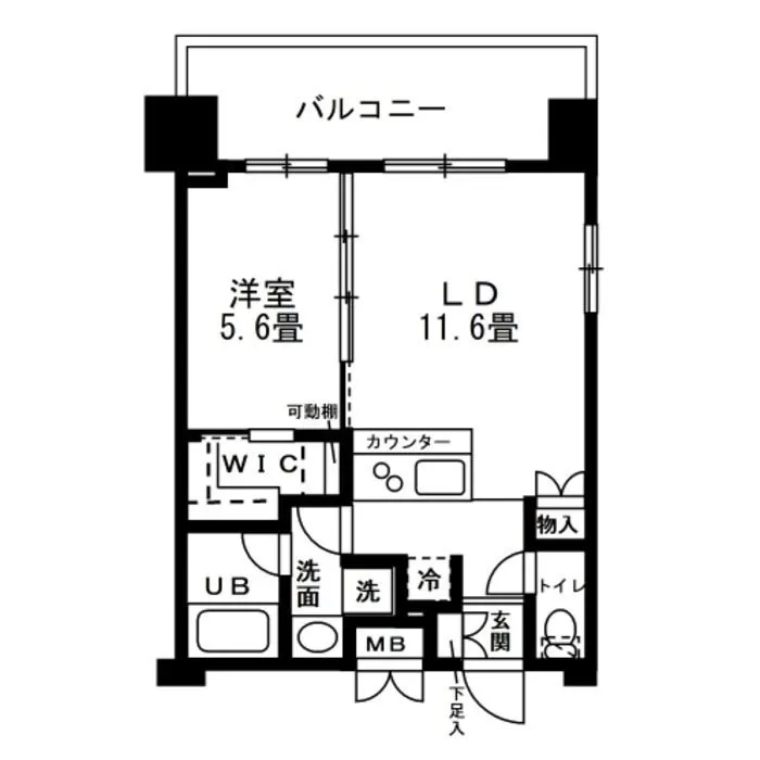 RESIDIA Kinshicho - Floor Plan - ["Rectangle", "Font", "Parallel"]