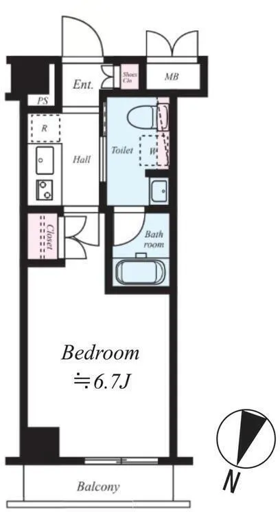FUSIONAR Kamisaginomiya - Floor Plan - []