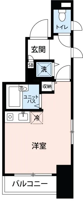 Mynavi STAY Miraie Kanda Iwamotocho 2-Chome - Floor Plan - []