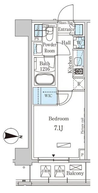 Park Axis Oshiage South - Floor Plan - ["Floor plan", "Text", "Plan"]