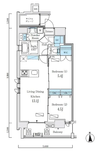 Primal Ueno Inaricho - Floor Plan - ["Floor plan", "Plan", "Text"]