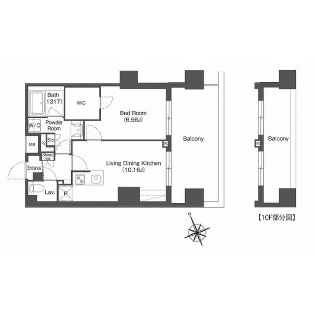Comforia Nishiogikubo - Floor Plan - ["Rectangle", "Font", "Parallel"]