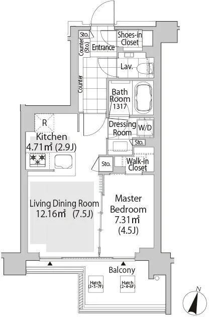 Park Flats Shibuya Kamiyamacho - Floor Plan - ["Diagram", "Plan", "Floor plan"]