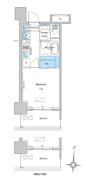 Lefon Progre Kiyosumi Shirakawa Premier - Floor Plan - ["Floor plan", "Text", "Diagram"]