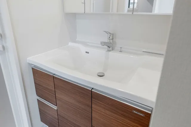 NOGATA RESIDENCE - Interior - ["Bathroom Sink", "Flooring", "Wood"]