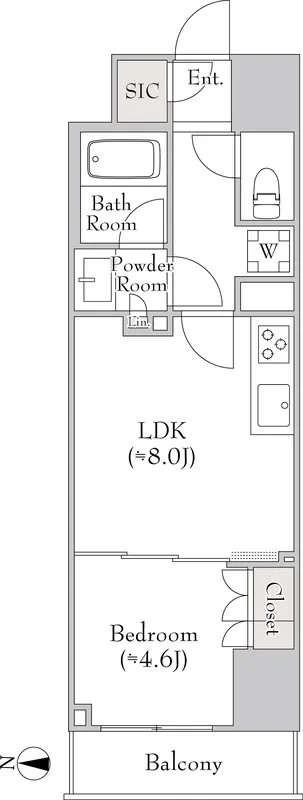Lumiec Kinshicho - Floor Plan - []