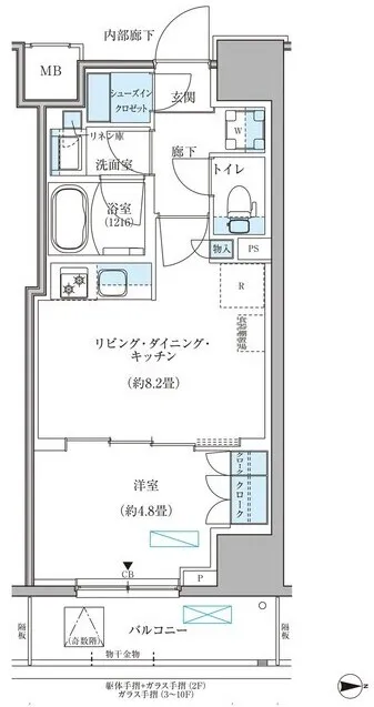 Park Axis Sumiyoshi Garden Square - Floor Plan - ["Plan", "Floor plan"]