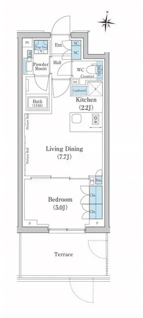 Stylio Ikegami South - Floor Plan - []