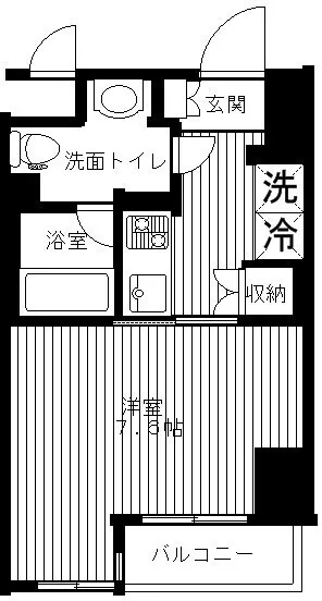 Cerise Monzen-Nakacho - Floor Plan - ["Floor", "Apartment", "Hardwood"]