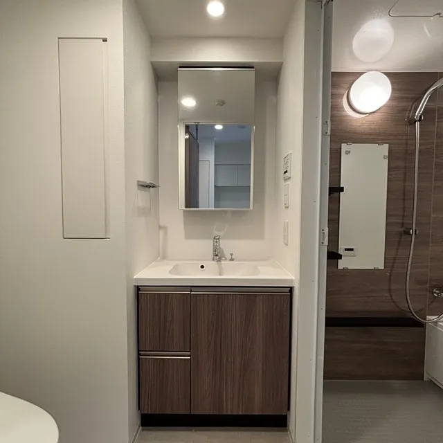 Park Axis Shinagawa Tennozu Isle - Interior - ["Bathroom Sink", "Flooring", "Plumbing fixture"]