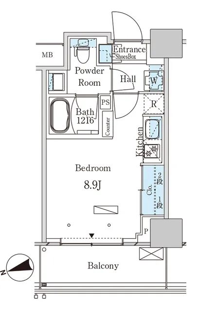 Park Axis Otsuka Station Gate Tower - Floor Plan - ["Floor plan", "Plan", "Text"]