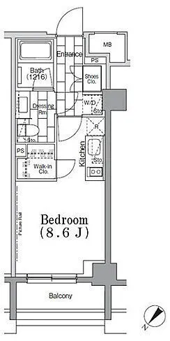 ONE ROOF FLAT TSUKISHIMA - Floor Plan - []