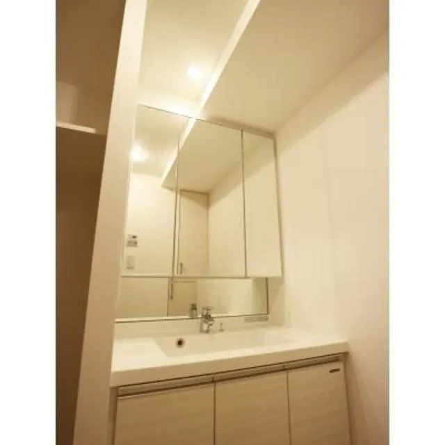 Court Luxuria Ningyocho - Interior - ["Mirror", "Tap", "Bathroom cabinet"]