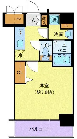 Presence Shinjuku Nakaochiai Media - Floor Plan - ["Tile Flooring"]