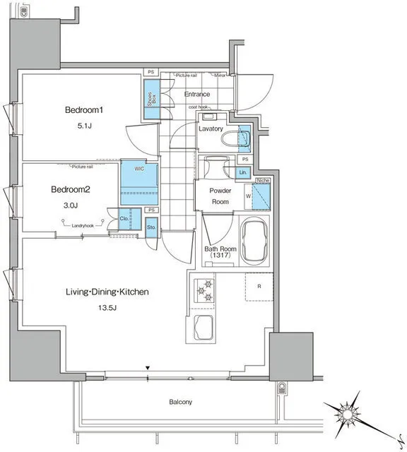Lefon Progre Kita-Shinjuku - Floor Plan - ["Plan", "Diagram", "Floor plan"]