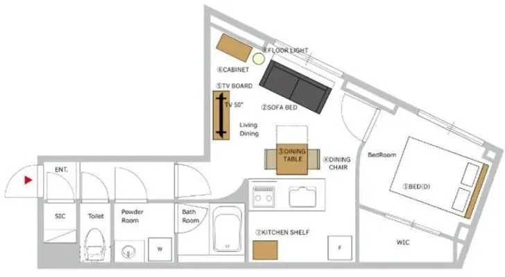 Hmlet Shibuya Ohashi - Floor Plan - []