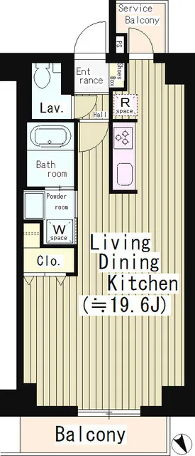 Plumeria Residence Omori - Floor Plan - ["Font", "Rectangle", "Wood"]