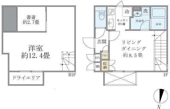 ALERO Shin Nakano II - Floor Plan - ["White", "Diagram", "Plan"]
