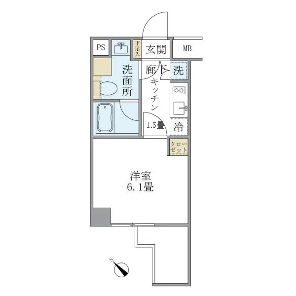 KDX Residence Monzennakacho - Floor Plan - ["Text", "Line", "Schematic"]