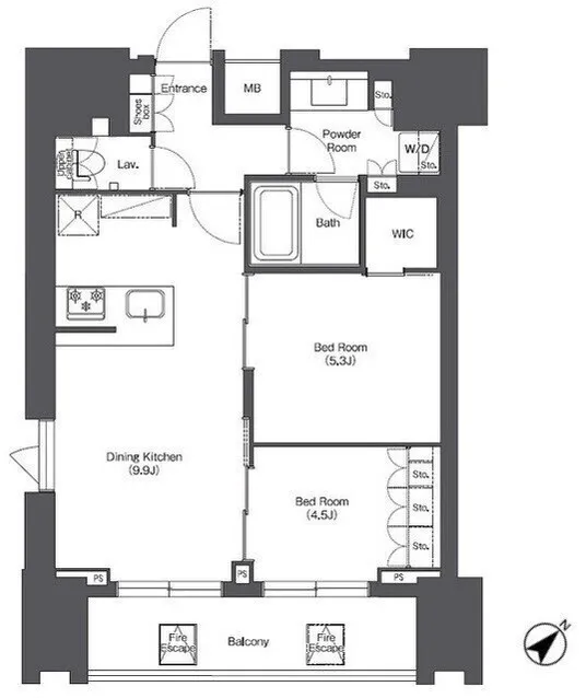Comforia Toyocho - Floor Plan - ["Plan", "Diagram", "Floor plan"]