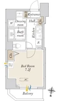 La Douceur Nakaochiai - Floor Plan - []