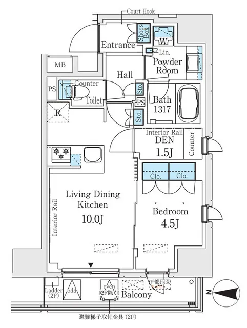 Belfirth Kinshicho South - Floor Plan - ["Rectangle", "Schematic", "Font"]