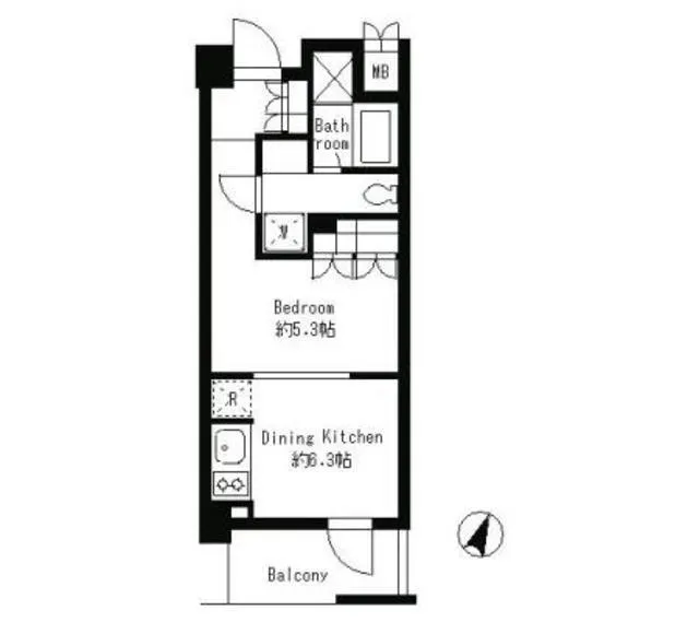 Park Cube Meguro Tower - Floor Plan - []
