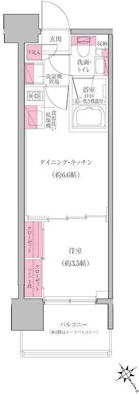 RESIDIA Monzen-Nakacho Place - Floor Plan - []