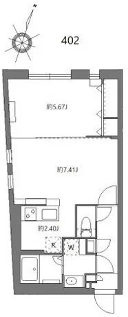 The House Nakano Sakaue II - Floor Plan - ["Floor", "Wood flooring"]