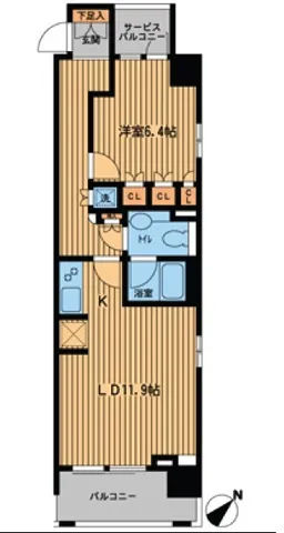 Prime Urban Nihonbashi Yokoyamacho - Floor Plan - ["Apartment", "Floor", "Condominium"]