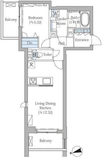 The Place Nakano Momozono - Floor Plan - ["Diagram", "Floor plan", "Plan"]