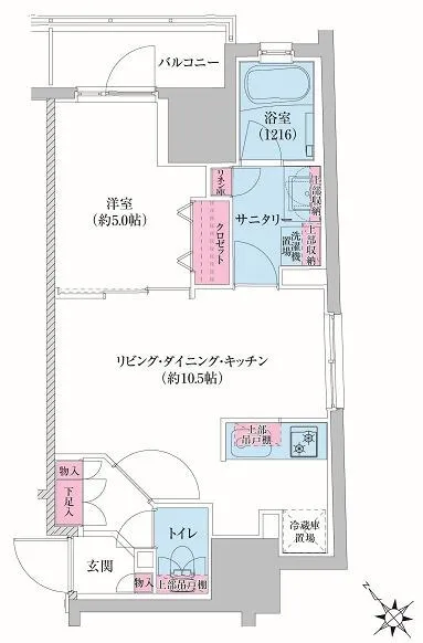 RESIDIA Ogikubo III - Floor Plan - ["Rectangle", "Line", "Font"]