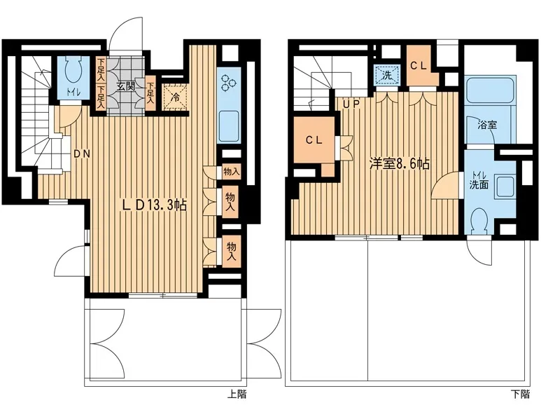 Residence Yoyogi Park - Floor Plan - ["Floor plan", "Parallel", "Plan"]