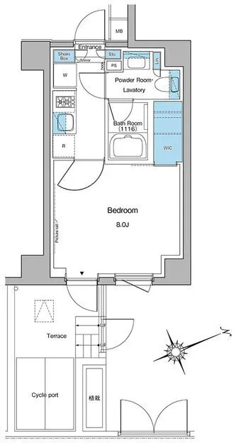 Luffon Progressive Nakano Sakaue - Floor Plan - ["Rectangle", "Line", "Font"]