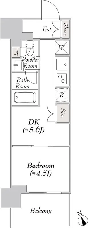 Wellis Urban Suitengumae - Floor Plan - []