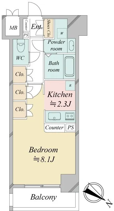 Premier Stage Komagome - Floor Plan - []