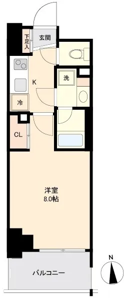 Primal Minamisuna - Floor Plan - ["Apartment"]