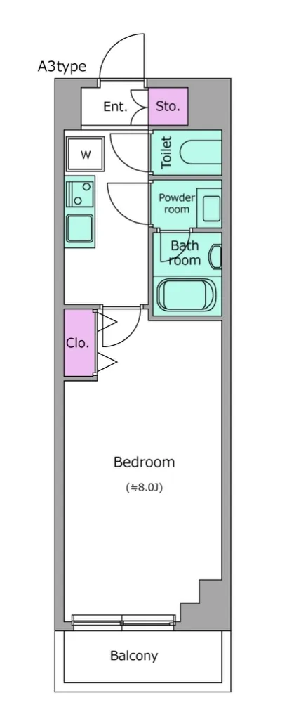 Kaje Bunkyo Sengoku - Floor Plan - ["Rectangle", "Font", "Parallel"]