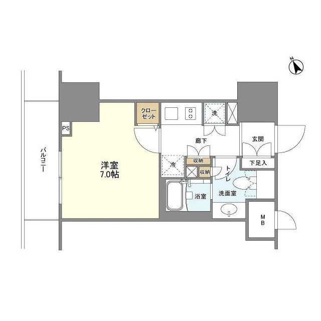 BLESS Kuramae - Floor Plan - ["Rectangle", "Font", "Parallel"]