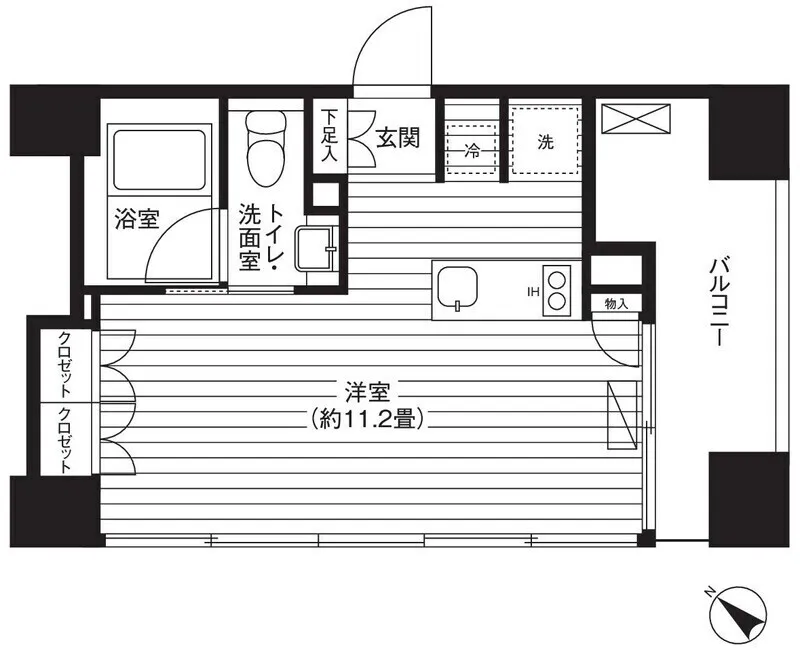 Ti-HIGASHIAZABU - Floor Plan - ["Floor plan", "Plan", "Plumbing fixture"]