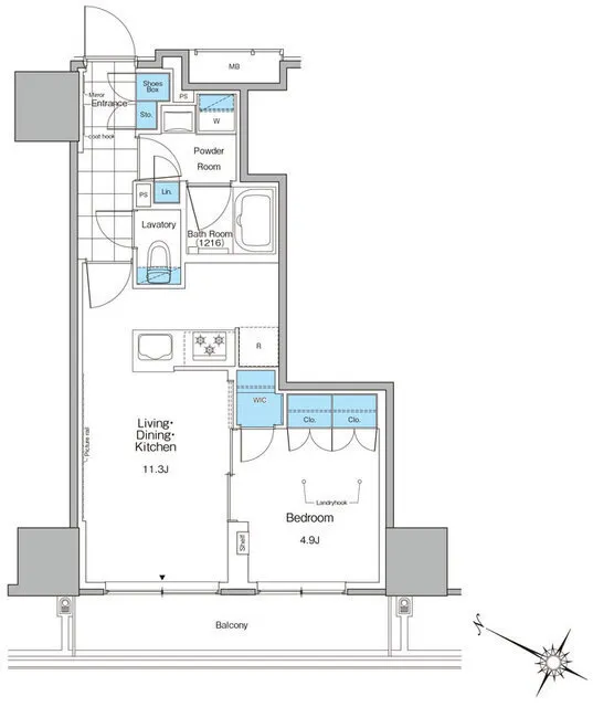 Lefon Progre Kita-Shinjuku - Floor Plan - ["Diagram", "Plan", "Floor plan"]
