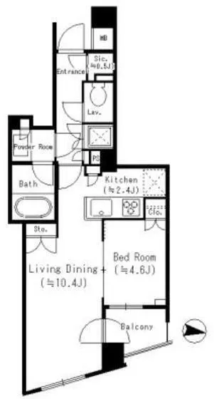 Park Luxe Mishuku - Floor Plan - ["Diagram", "Plan"]