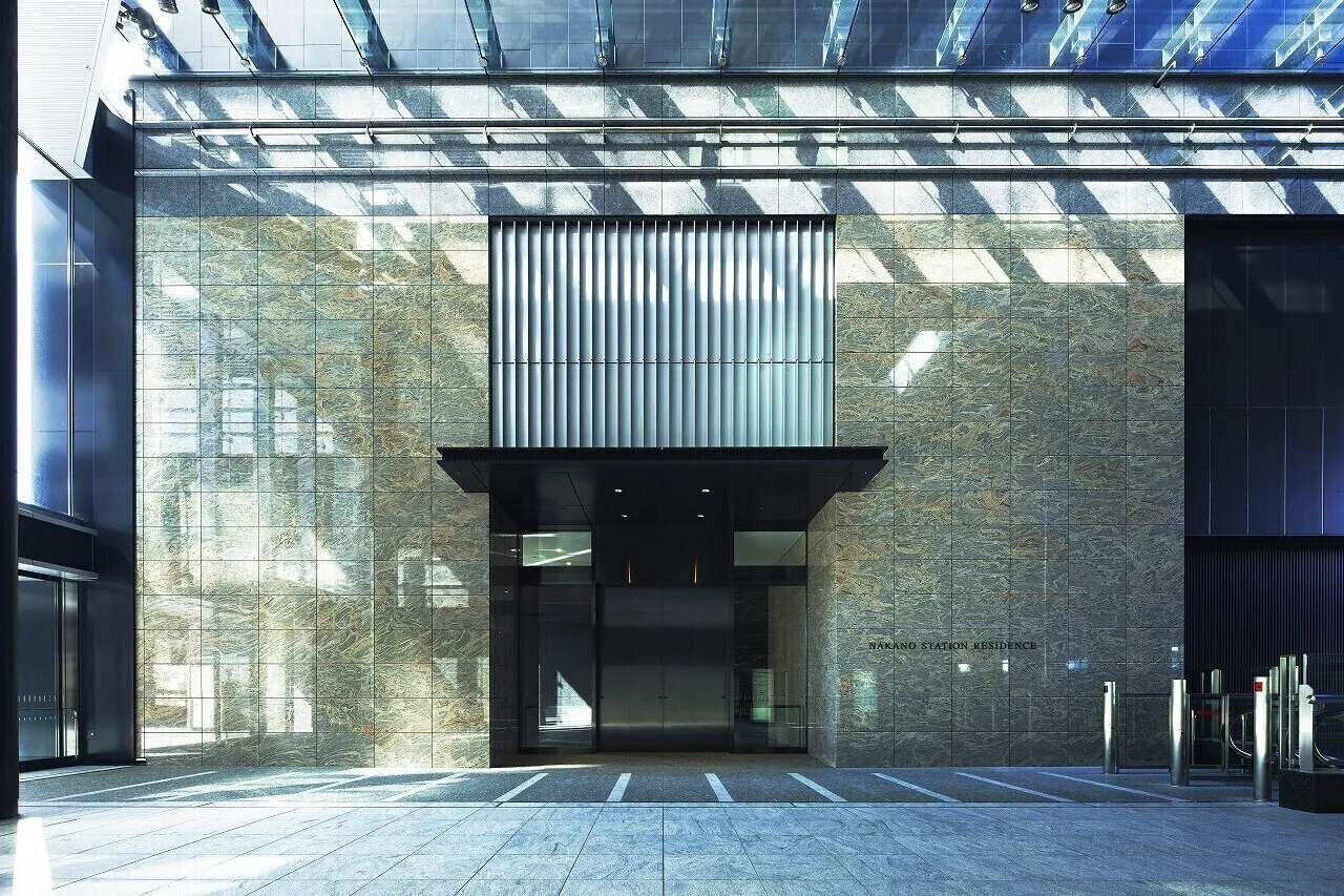 Nakano Station Residence - Exterior - ["Glass", "Commercial building", "Composite material"]
