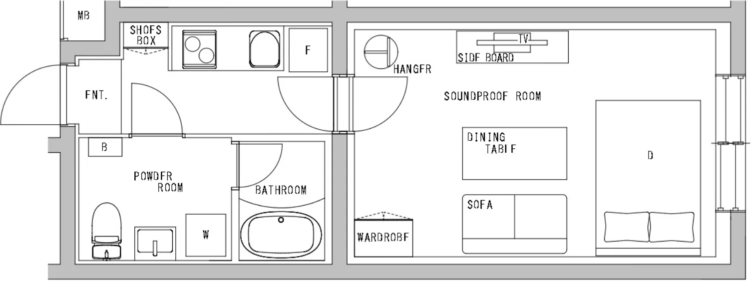 Hmlet Shinjuku Kawadacho - Floor Plan - []