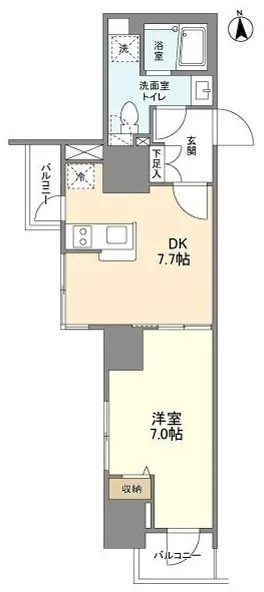 M Residence Shibuya Shinsen - Floor Plan - []