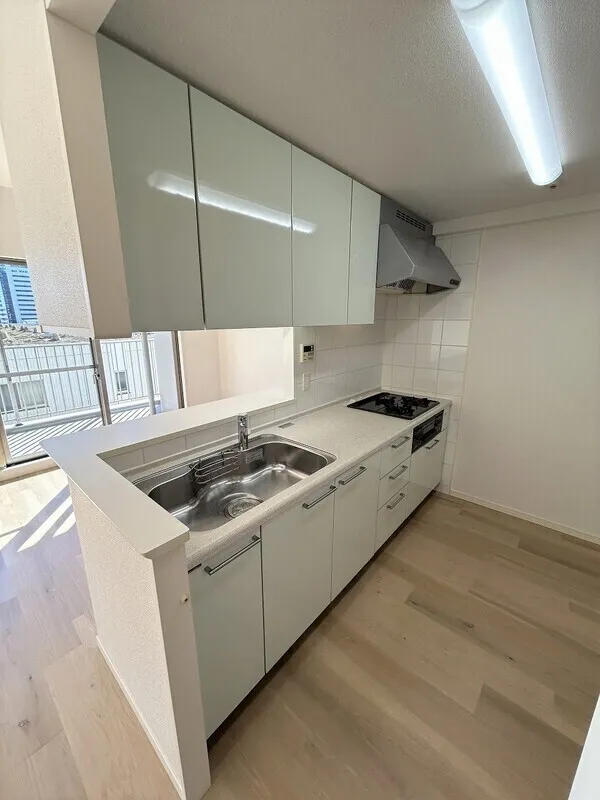 Esty Maison Toyosu Residence - Interior - ["Kitchen", "Flooring", "Countertop"]