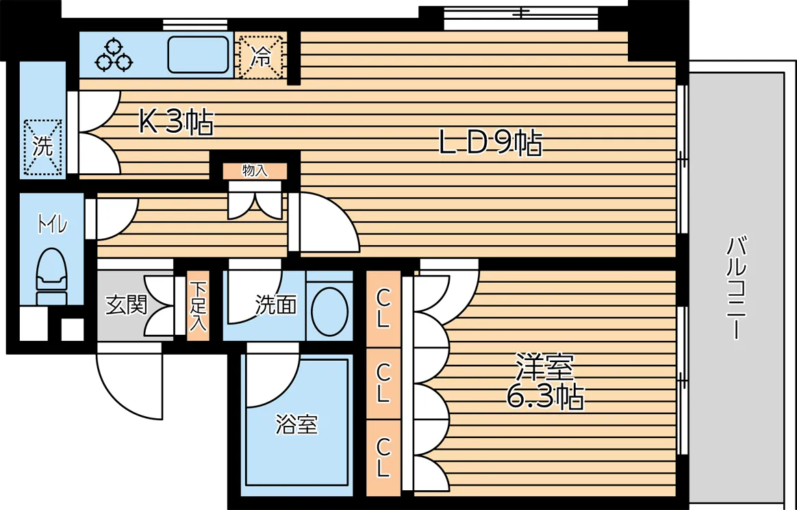 KDX Residence Daikanyama II - Floor Plan - ["Rectangle", "Font", "Parallel"]