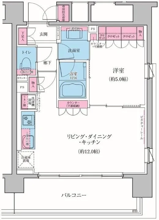 RESIDIA Shinagawa Seaside - Floor Plan - ["Diagram", "Plan", "Floor plan"]