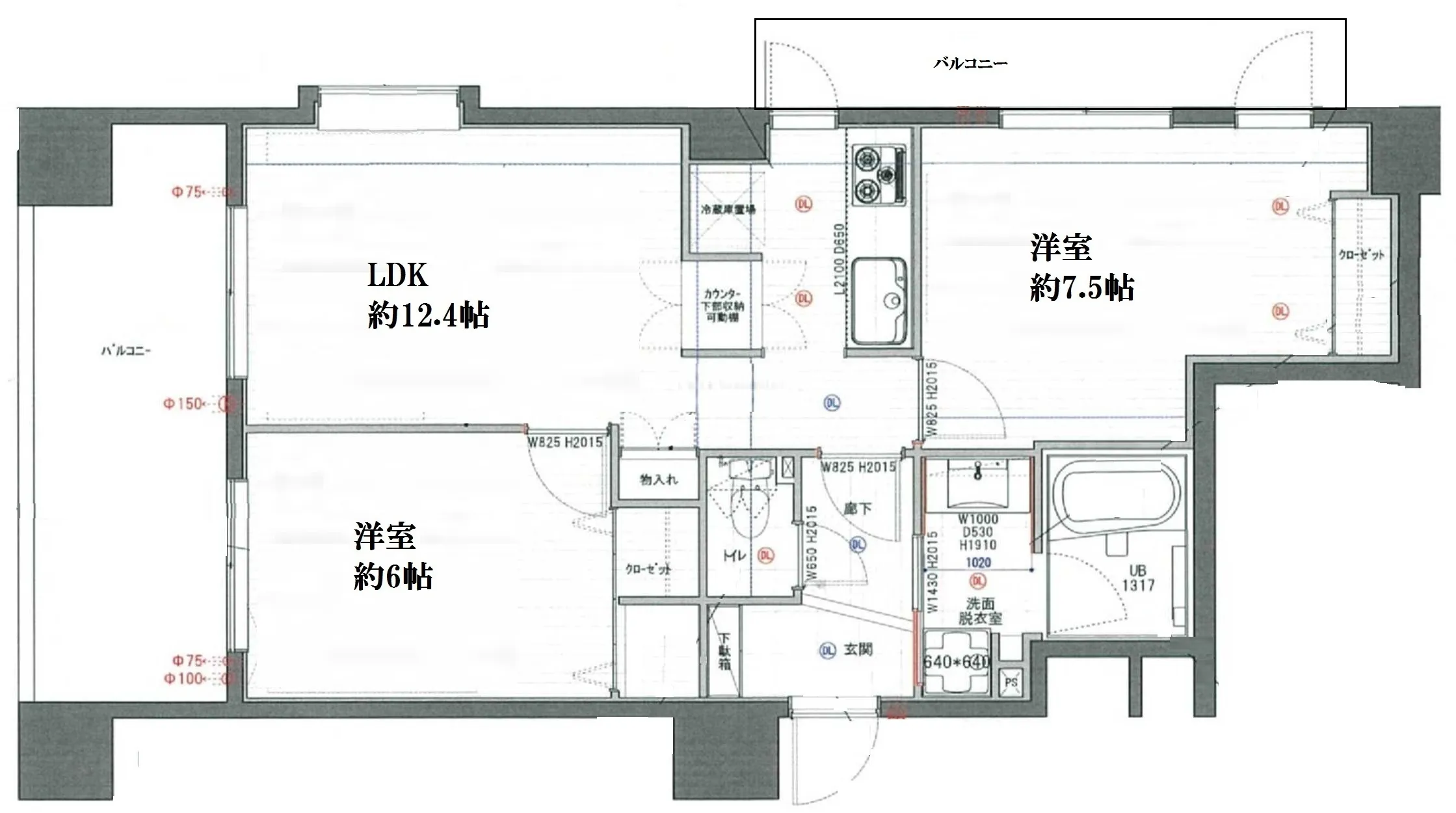 Due Nerima - Floor Plan - ["White", "Diagram", "Plan"]